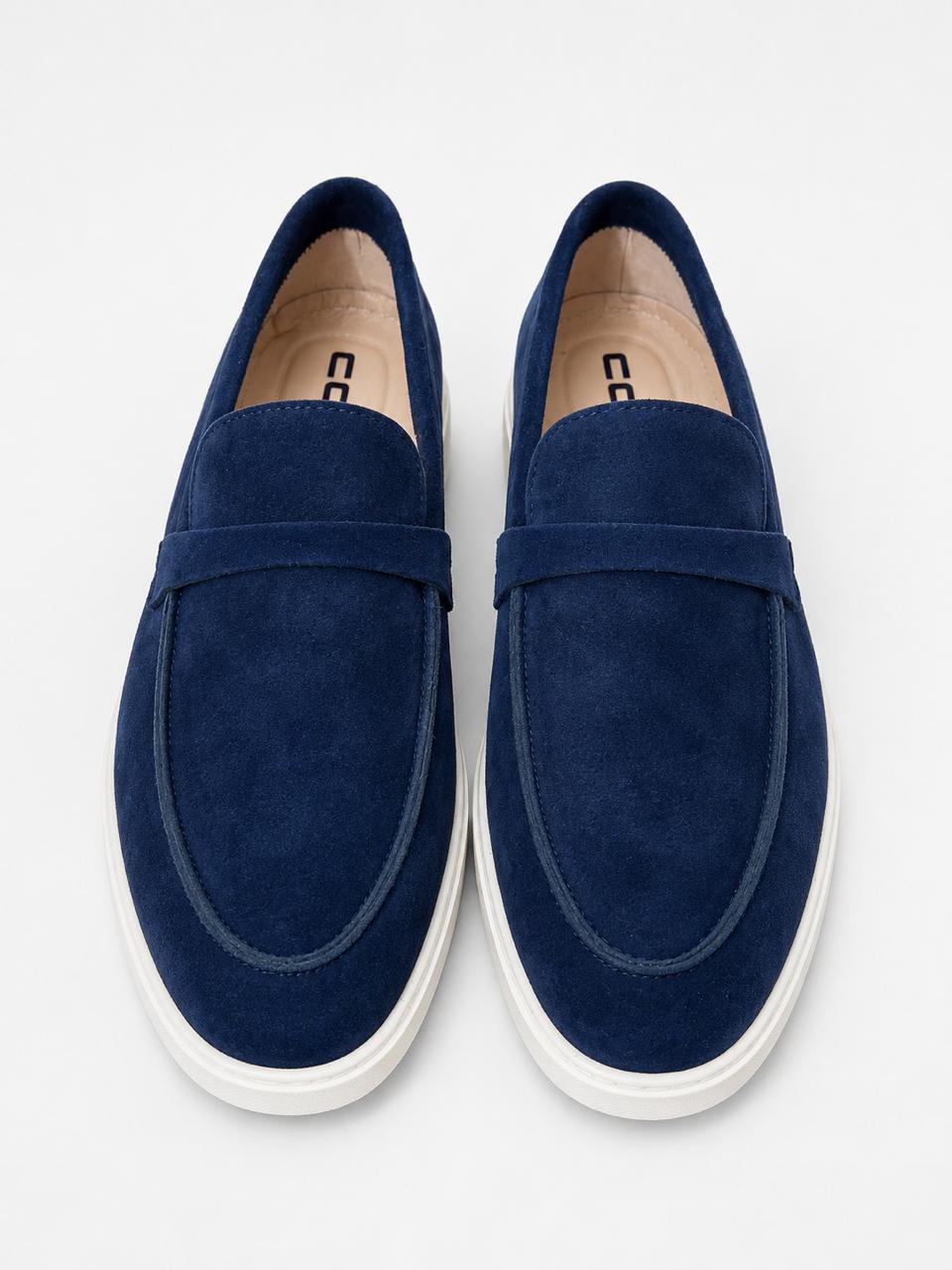 Suede Slip-On Loafers