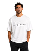 C’est La Vie Minimal Oversized Tee