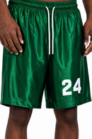 Emerald 24 Metallic Basketball Shorts