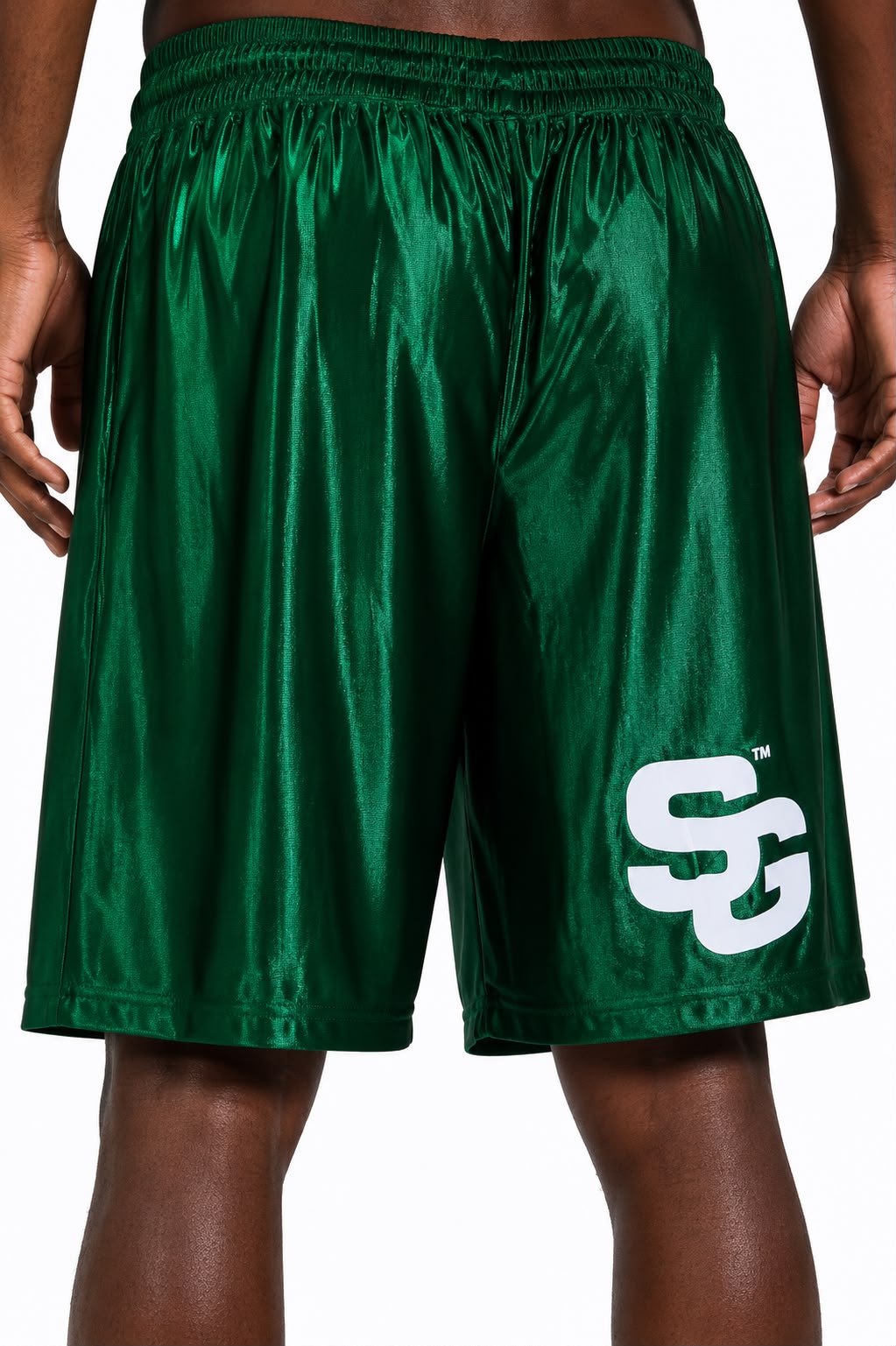 Emerald 24 Metallic Basketball Shorts