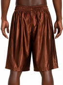 Copper Lakers 23 Metallic Basketball Shorts