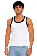 Contrast Rib Tank Top