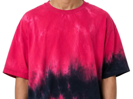 Pink Shadow Wash Box Fit Tee