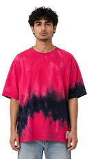 Product Name:Pink Shadow Wash Box Fit Tee