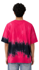 Product Name:Pink Shadow Wash Box Fit Tee