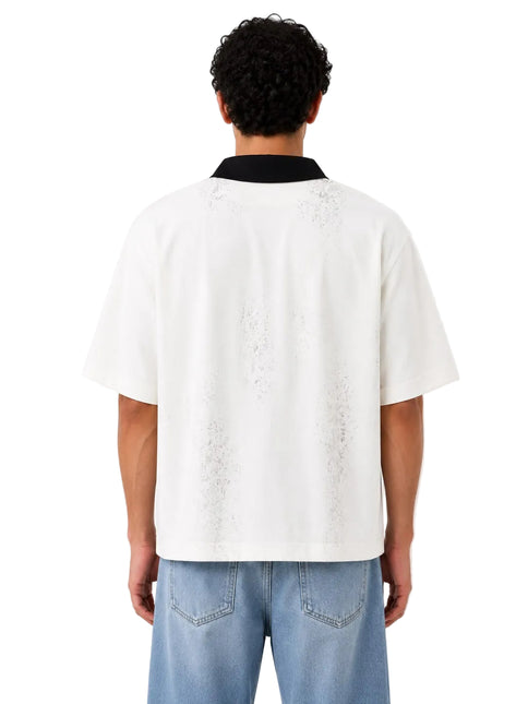 Wash Open Contrast Collar Box Fit Shirt