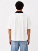 Wash Open Contrast Collar Box Fit Shirt