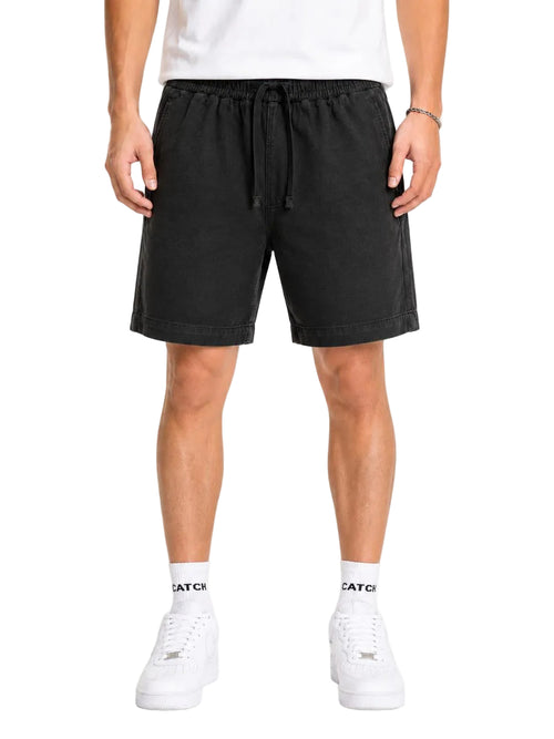 Vintage Washed Drawstring Shorts