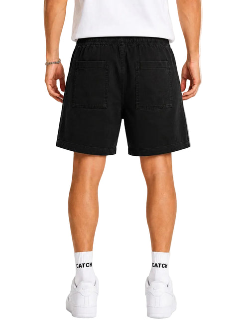 Vintage Washed Drawstring Shorts