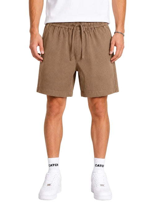 Vintage Washed Drawstring Shorts