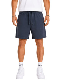 Vintage Washed Drawstring Shorts