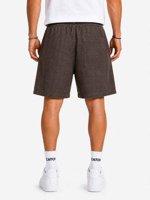 Vintage Washed Drawstring Shorts