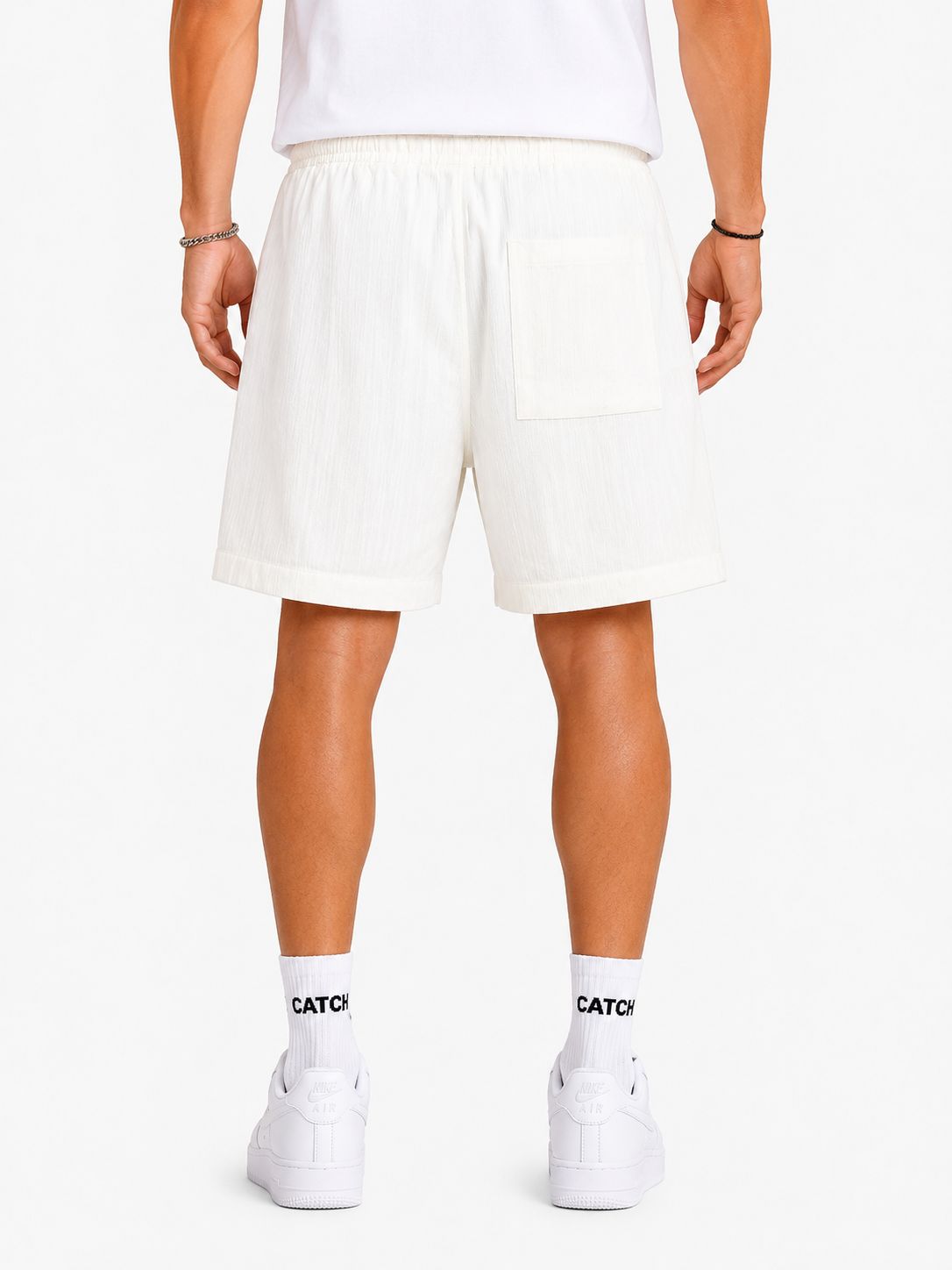 Vintage Washed Drawstring Shorts