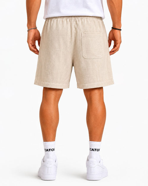 Vintage Washed Drawstring Shorts