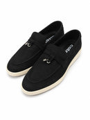Minimal Suede Loafers