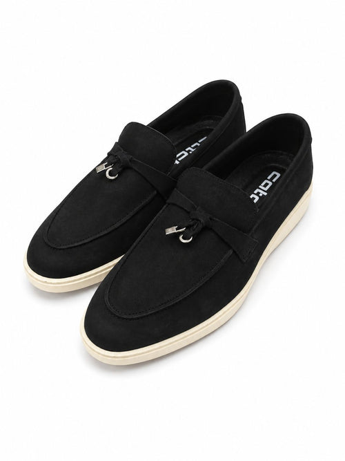 Minimal Suede Loafers