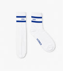 Striped Crew Socks (Black / Blue / Red ) – Pack of 3