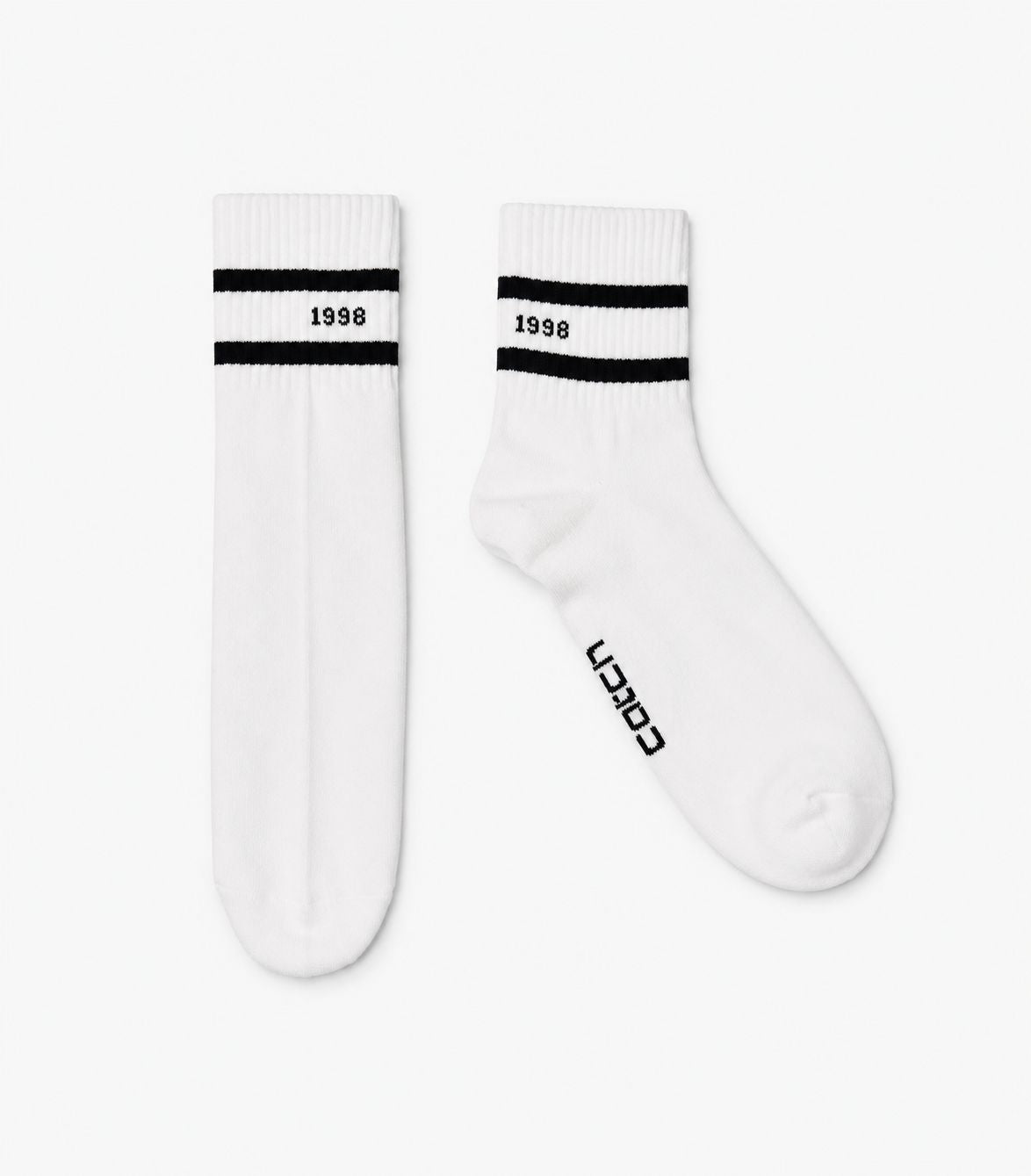 Striped Crew Socks (Black / Blue / Red ) – Pack of 3