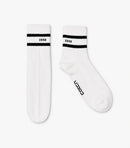 Striped Crew Socks (Black / Blue / Red ) – Pack of 3