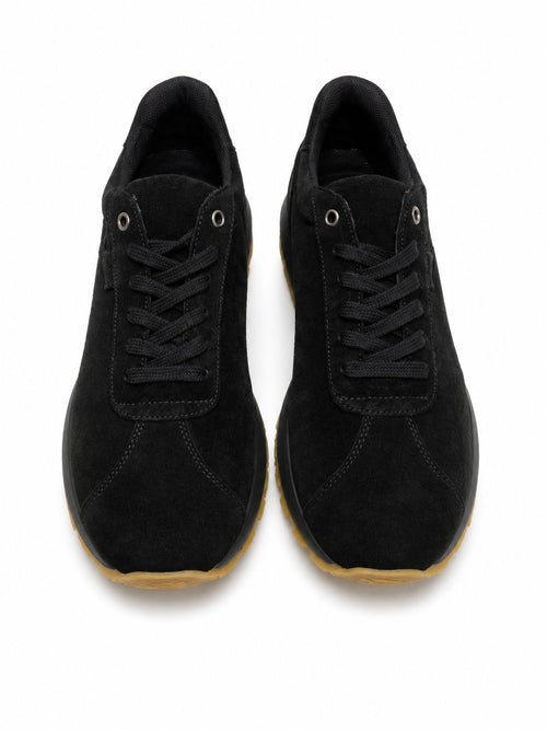 Catch Suede Trail Sneakers – Black