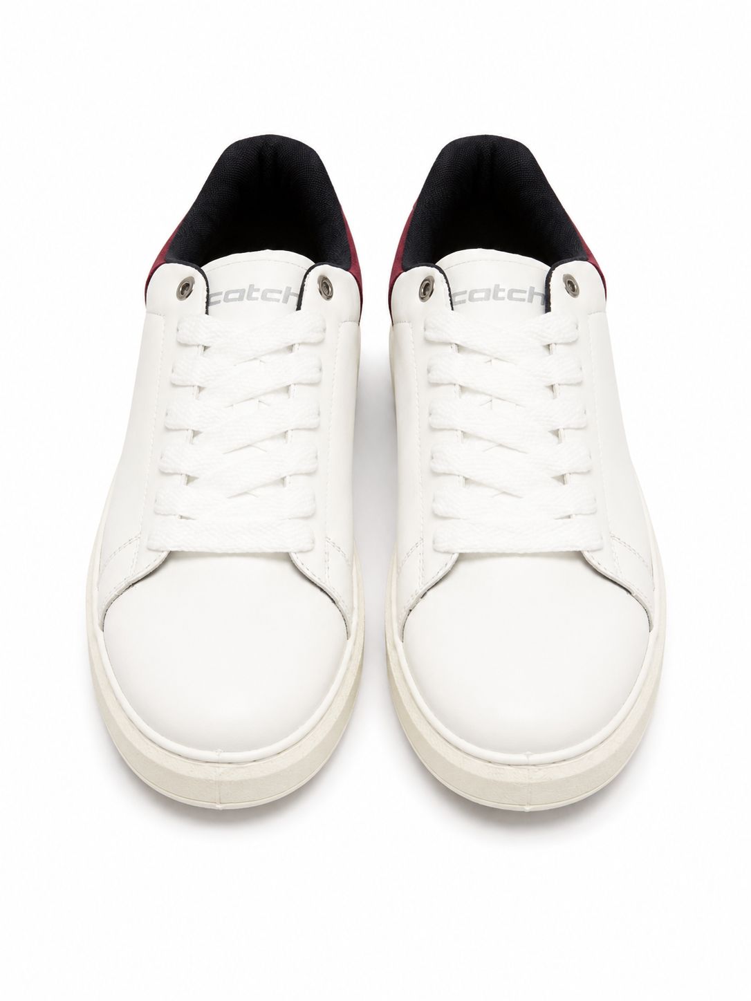 Catch Contrast Red Premium Sneakers