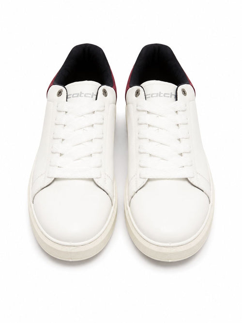 Catch Contrast Red Premium Sneakers