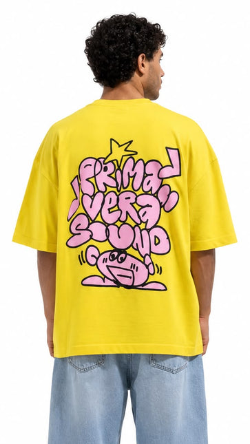 Yellow Sound Printed T-Shirt