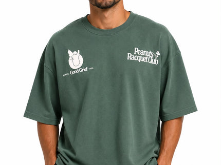 Peanuts Club T-Shirt – Forest Green
