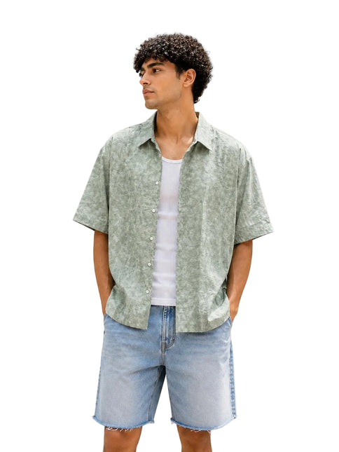 Washed Sage Resort Shirt