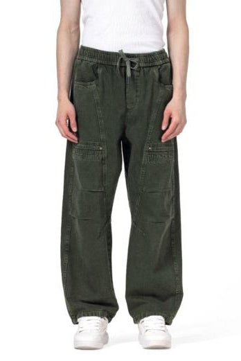 Drawstring Regular Fit Cargo denim