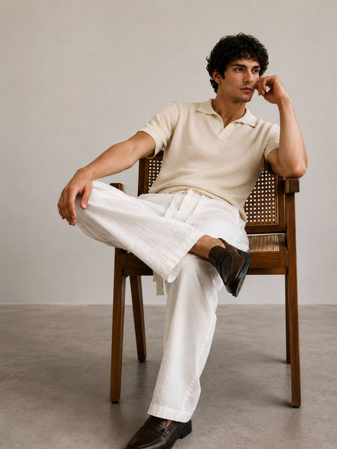 Relaxed Linen Blend Pants