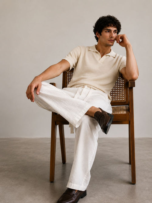 Relaxed Linen Blend Pants