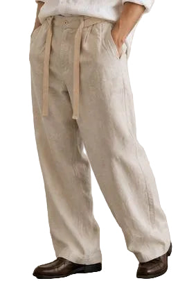 Relaxed Linen Blend Pants