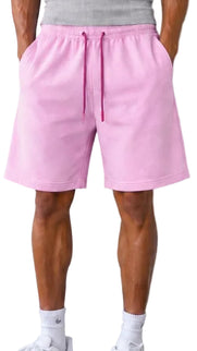 Fluorescent Drawstring Sweat Shorts