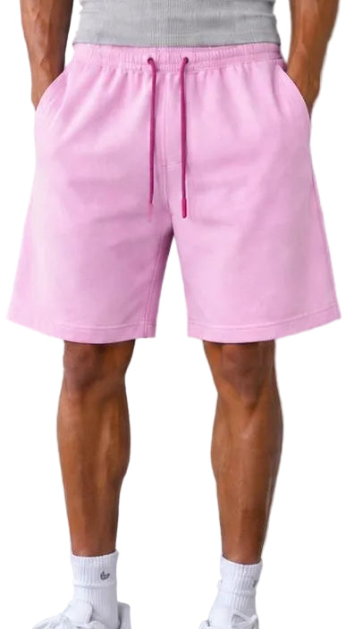 Fluorescent Drawstring Sweat Shorts