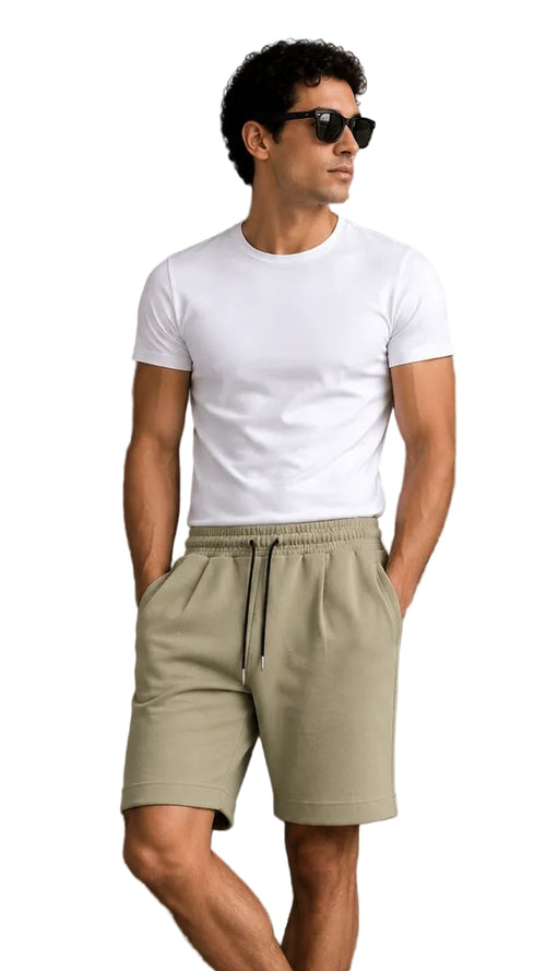 Minimal Relaxed Sweat Shorts