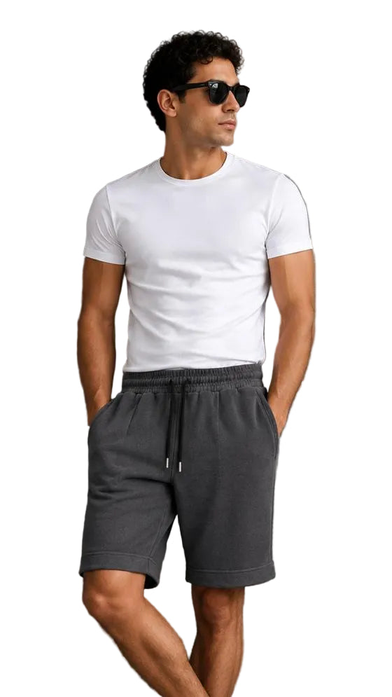 Minimal Relaxed Sweat Shorts