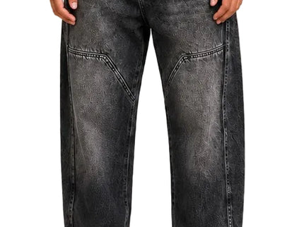 Washed Balloon Fit Jeans