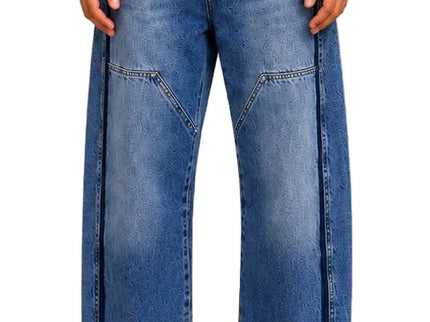 Washed Balloon Fit Jeans