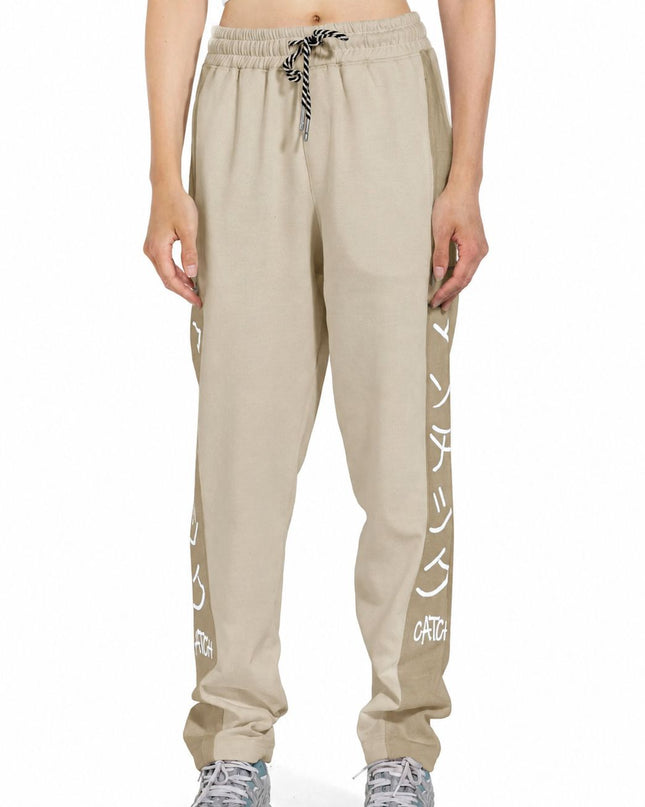 White Side Printed Jogger Pants