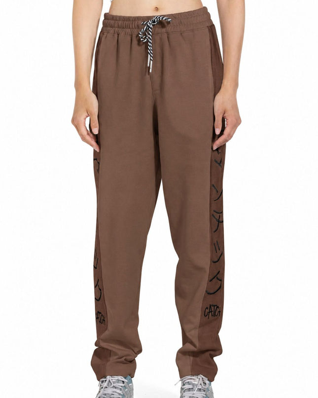 White Side Printed Jogger Pants