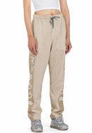 White Side Printed Jogger Pants