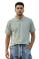 Monogram Half Zip Oversized Polo T-Shirt