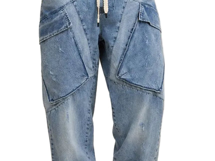 Utility Panel Baggy Jeans