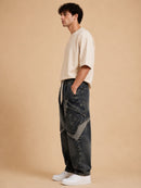 Utility Panel Baggy Jeans