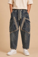 Utility Panel Baggy Jeans