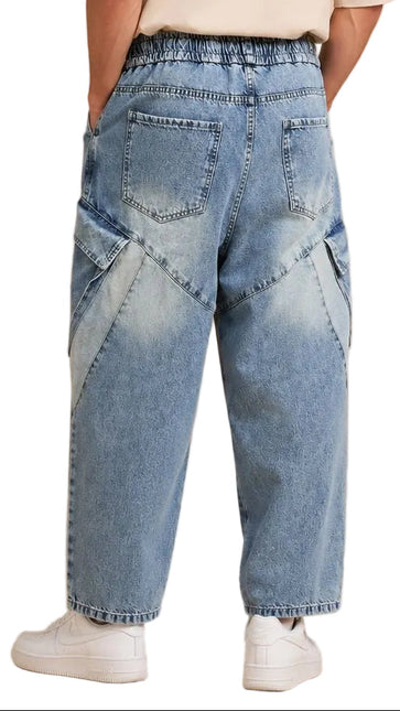 Utility Panel Baggy Jeans