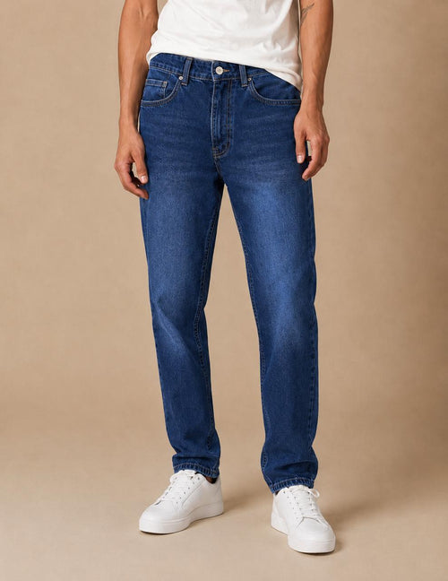 Washed Basic Slim Fit Jeans