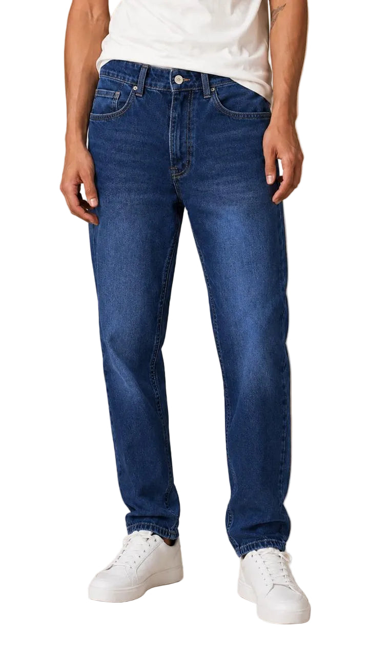 Washed Basic Slim Fit Jeans