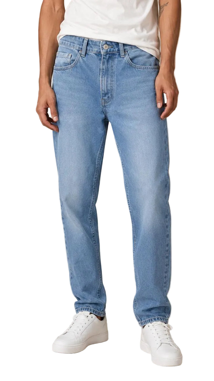 Washed Basic Slim Fit Jeans